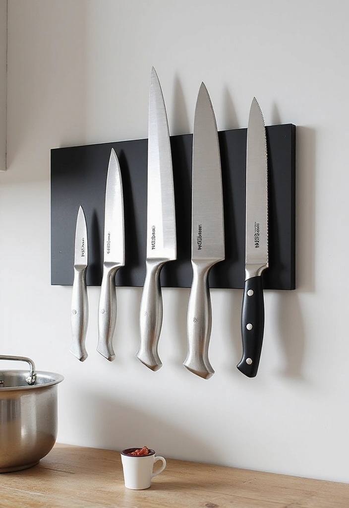 29 Kitchen Platform Ideas That Make Cooking Easier 7 29 Kitchen Platform Ideas That Make Cooking Easier - 7. Magnetic Knife Strips