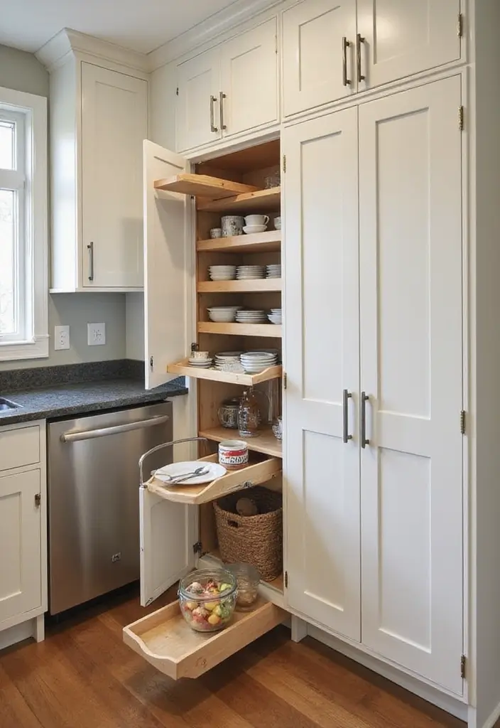 29 Open Concept Kitchen Ideas That Make Homes Airy - 29. Custom Cabinetry