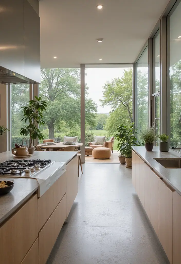 29 Open Concept Kitchen Ideas That Make Homes Airy - 4. Natural Light Maximization