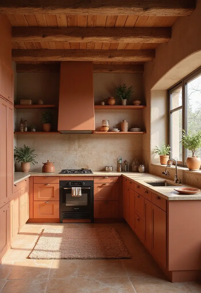 29 Open Concept Kitchen Ideas That Make Homes Airy - 5. Earthy Color Palette