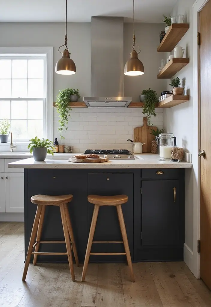 29 Small Kitchen Table Ideas That Save Space Beautifully - 27. Bar Tables for Elevated Dining