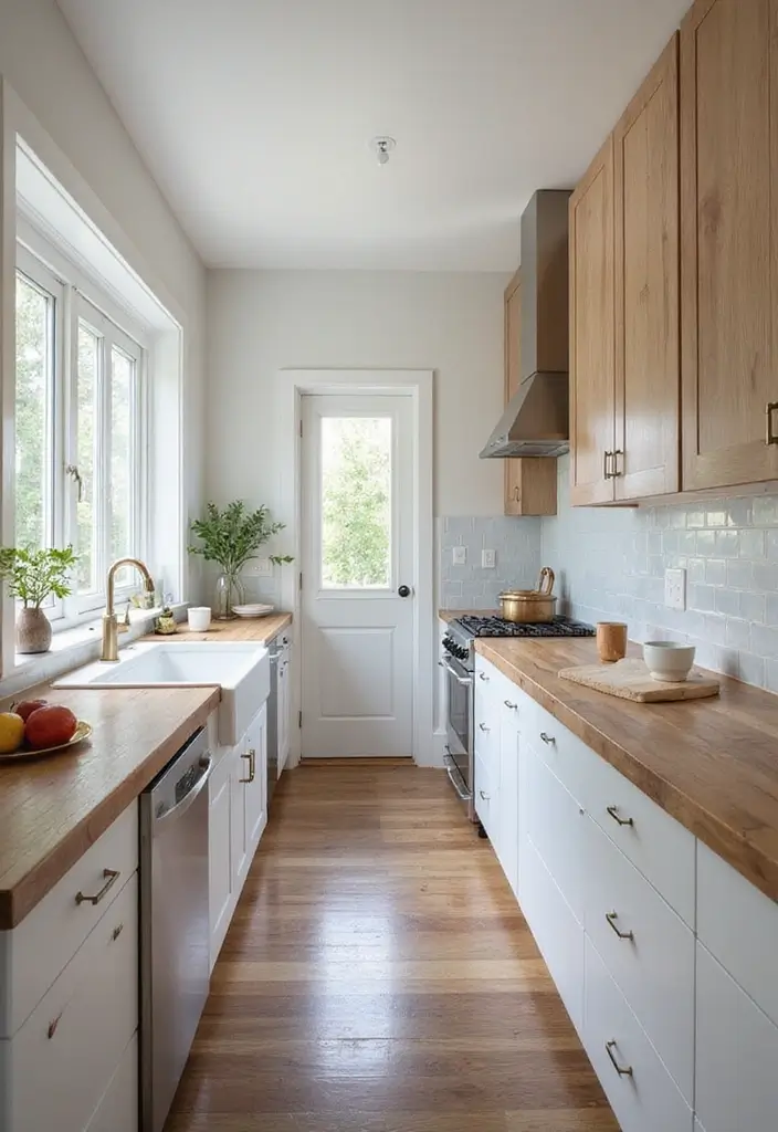 30 Galley Kitchen Ideas That Make Small Spaces Shine 15 30 Galley Kitchen Ideas That Make Small Spaces Shine - 15. Unique Countertop Materials