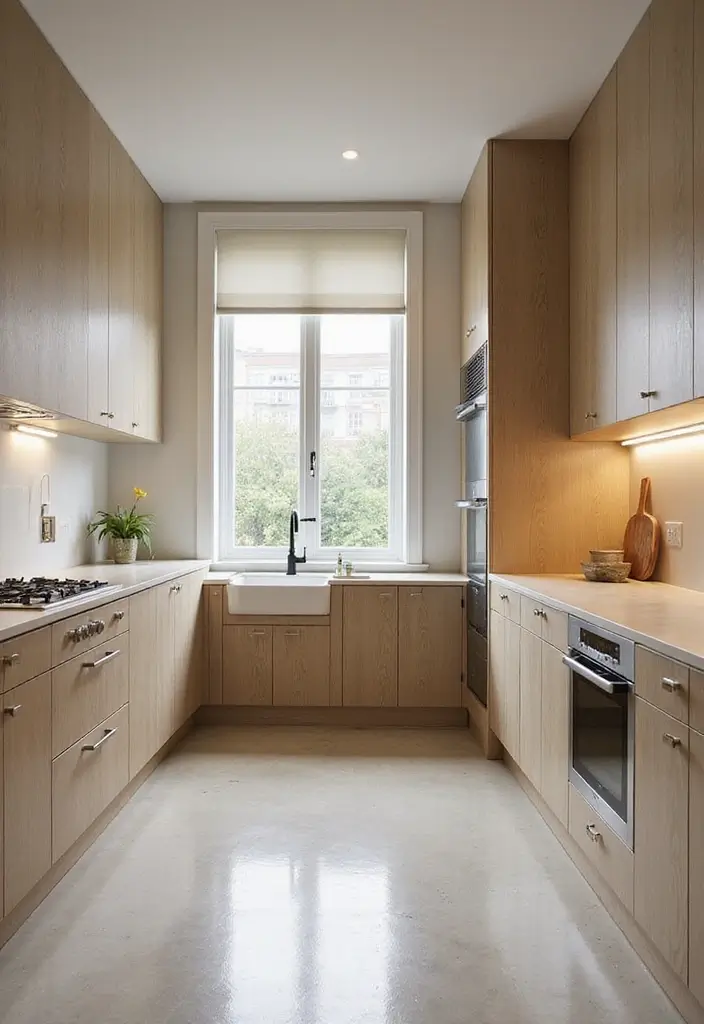 30 Galley Kitchen Ideas That Make Small Spaces Shine 16 30 Galley Kitchen Ideas That Make Small Spaces Shine - 16. Hidden Appliances