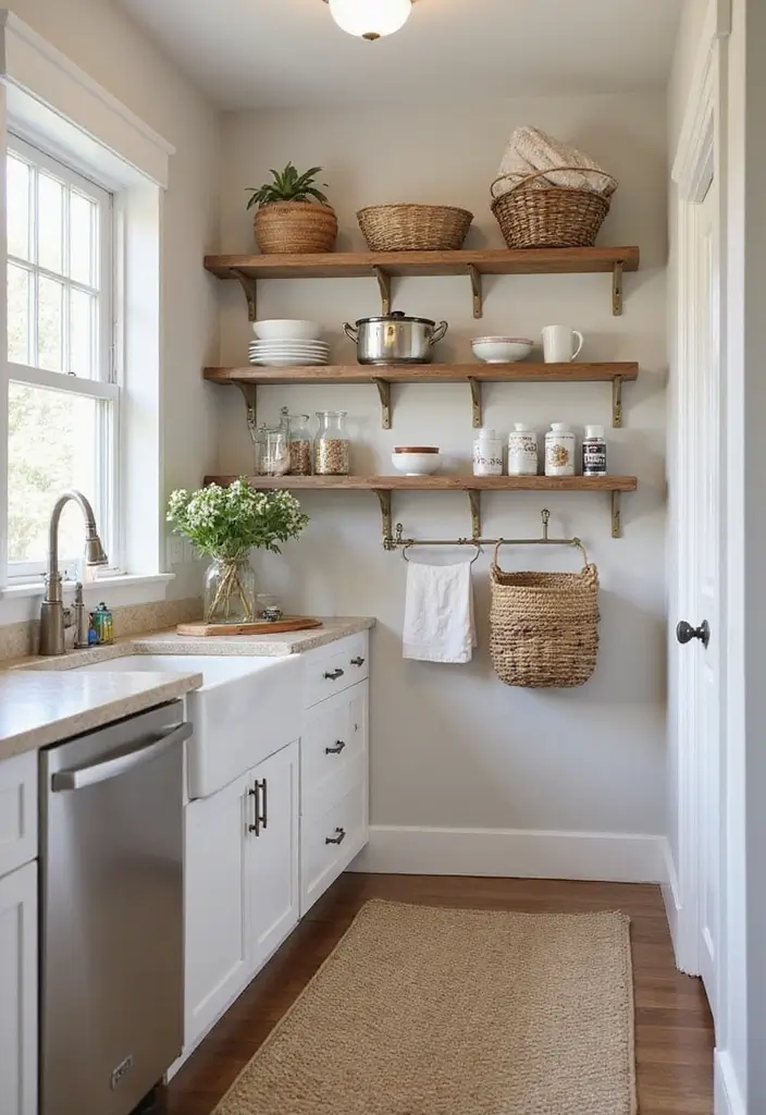 30 Galley Kitchen Ideas That Make Small Spaces Shine 24 30 Galley Kitchen Ideas That Make Small Spaces Shine - 24. Attractive Wall Storage