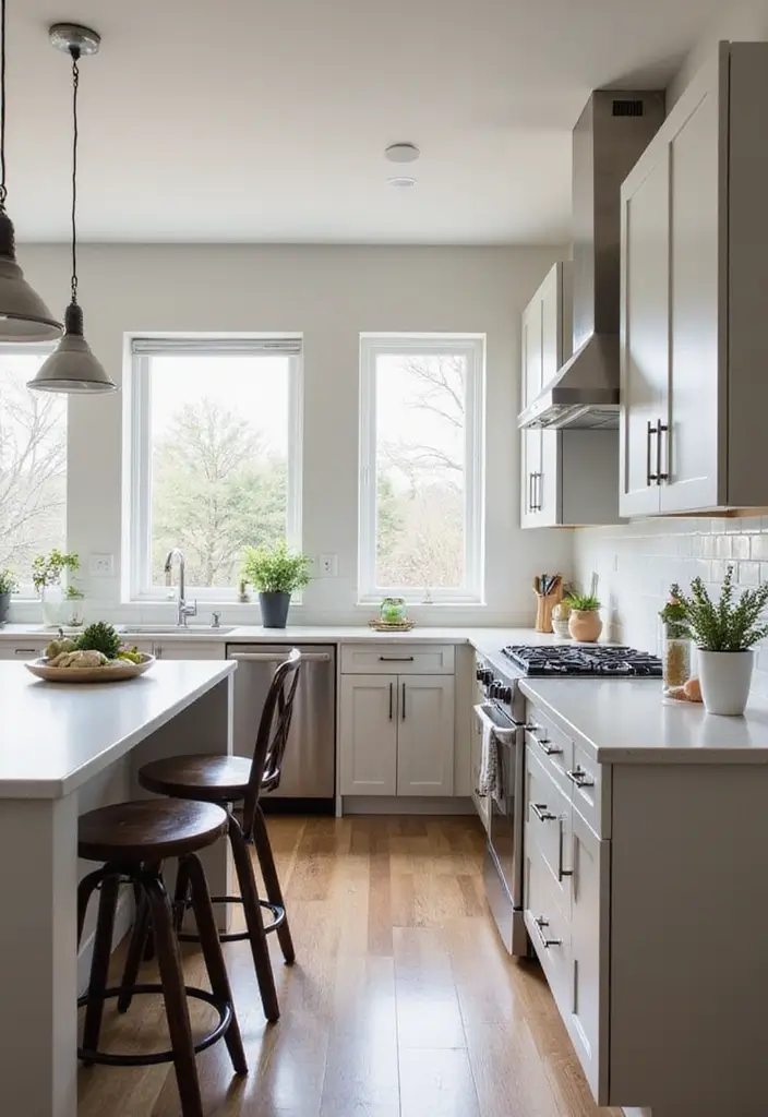 30 Galley Kitchen Ideas That Make Small Spaces Shine 26 30 Galley Kitchen Ideas That Make Small Spaces Shine - 26. Contemporary Bar Stools
