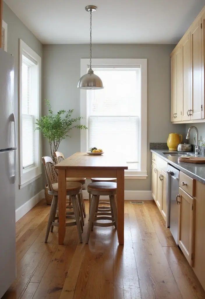 30 Galley Kitchen Ideas That Make Small Spaces Shine 4 30 Galley Kitchen Ideas That Make Small Spaces Shine - 4. Multi-Functional Furniture