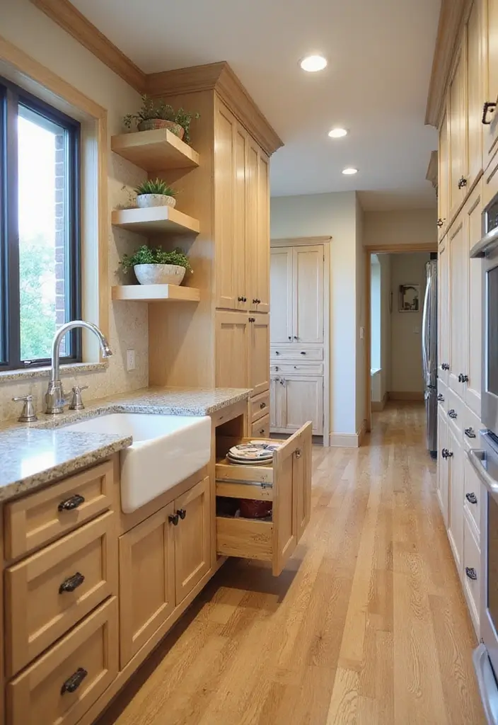 30 Galley Kitchen Ideas That Make Small Spaces Shine 7 30 Galley Kitchen Ideas That Make Small Spaces Shine - 7. Customized Cabinetry