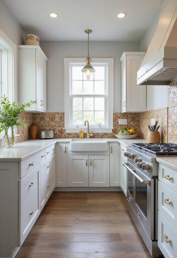 30 Galley Kitchen Ideas That Make Small Spaces Shine 8 30 Galley Kitchen Ideas That Make Small Spaces Shine - 8. Chic Backsplash Ideas