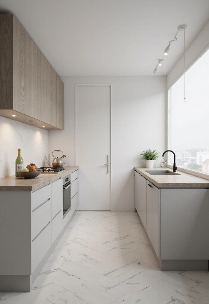 30 Galley Kitchen Ideas That Make Small Spaces Shine 9 30 Galley Kitchen Ideas That Make Small Spaces Shine - 9. Minimalist Decor