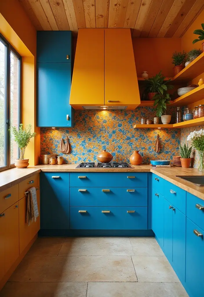 30 Indian Kitchen Design Ideas You’ll Want to Try 1 30 Indian Kitchen Design Ideas You’ll Want to Try - 1. Vibrant Color Schemes
