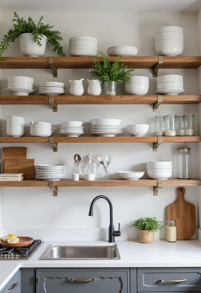 30 Indian Kitchen Design Ideas You’ll Want to Try 20 30 Indian Kitchen Design Ideas You’ll Want to Try - 20. Open Shelving