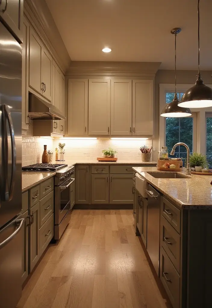 30 Indian Kitchen Design Ideas You’ll Want to Try 25 30 Indian Kitchen Design Ideas You’ll Want to Try - 25. Customized Lighting Solutions