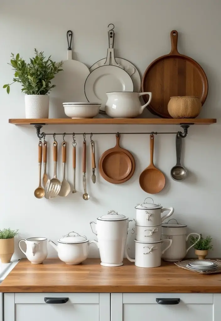 30 Indian Kitchen Design Ideas You’ll Want to Try 26 30 Indian Kitchen Design Ideas You’ll Want to Try - 26. Stylish Kitchenware Display