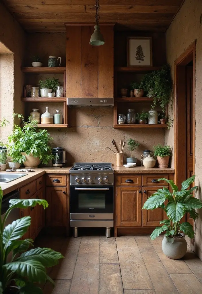30 Kitchen Paint Colors That Instantly Transform - 20. Rustic Brown - Comfortable & Natural