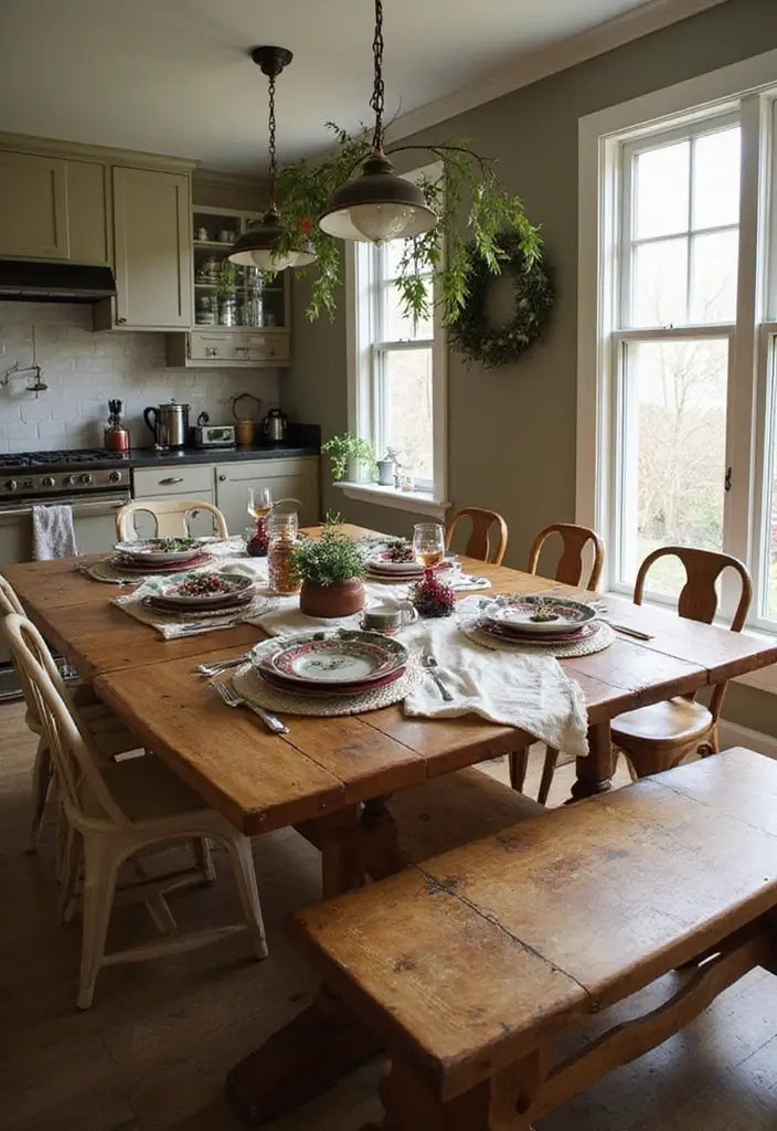 30 Kitchen Table Ideas That Fit Every Home Style 12 30 Kitchen Table Ideas That Fit Every Home Style - 12. Extendable Farmhouse Table