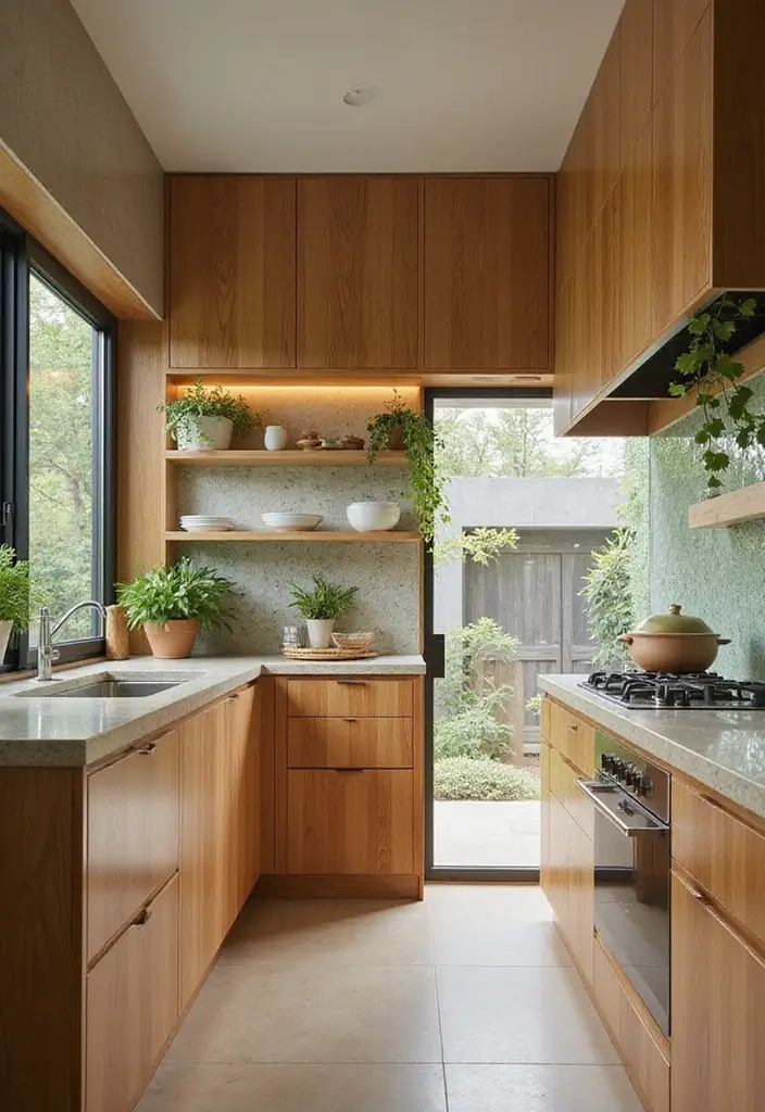 30 Luxury Kitchen Designs That Look Straight From a Magazine - 4. Eco-Friendly Luxe