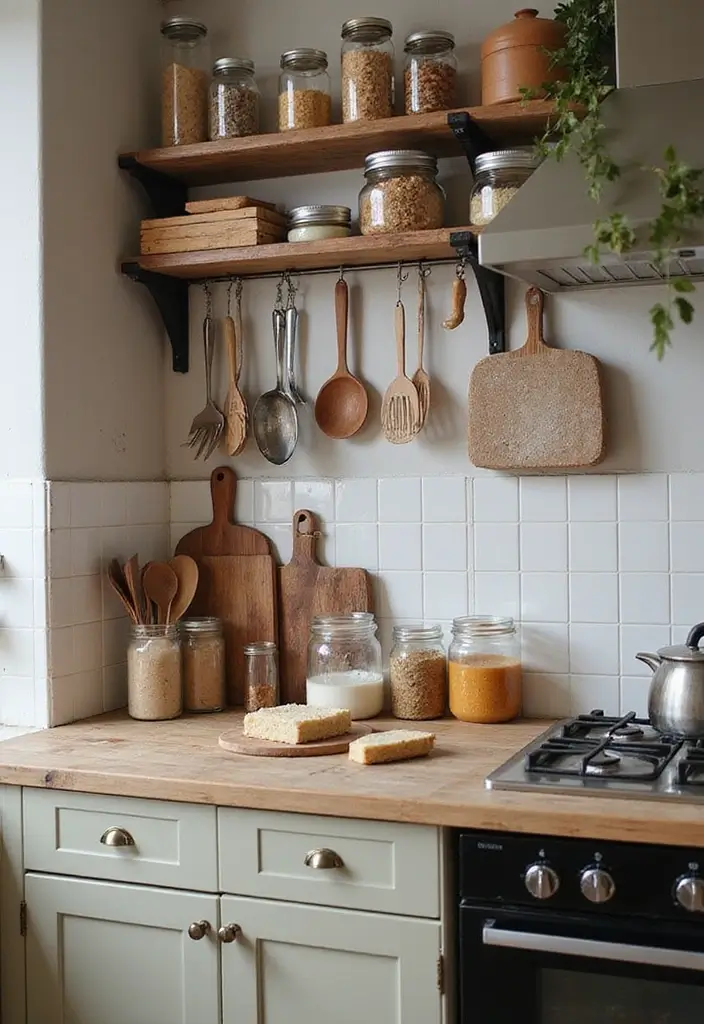 30 Warm Kitchen Ideas That Make Your Home Inviting - 26. Baking Station