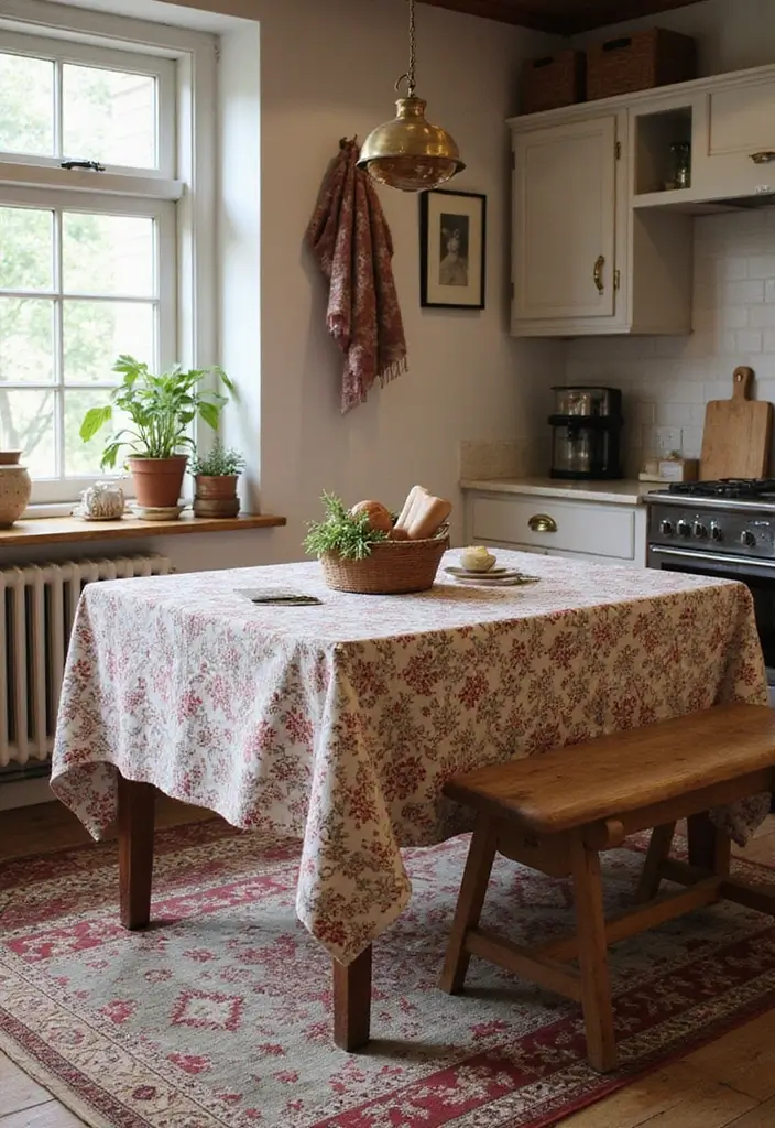 30 Warm Kitchen Ideas That Make Your Home Inviting - 3. Cozy Textiles