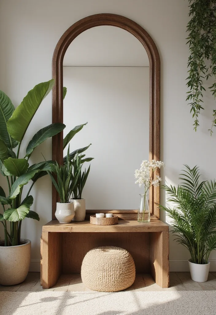 10 Arched Wall Decor Ideas for Soft Architectural Interest - 1. Soft-Curve Mirrors