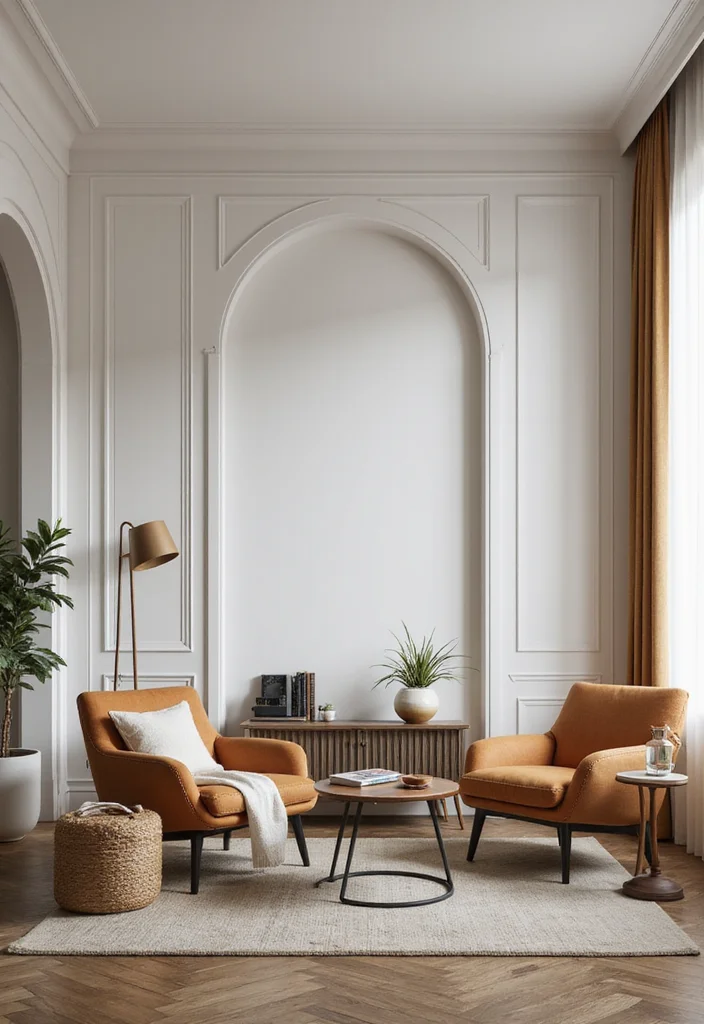 10 Arched Wall Decor Ideas for Soft Architectural Interest - 7. Arched Wall Panels