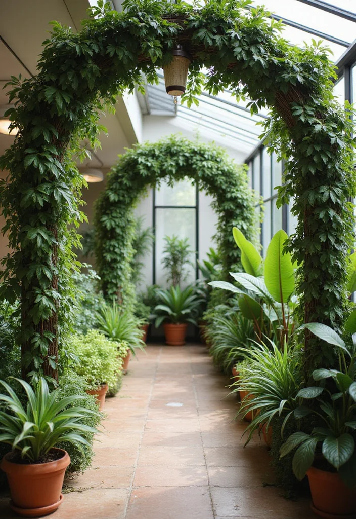 10 Arched Wall Decor Ideas for Soft Architectural Interest - 8. Plant Arches