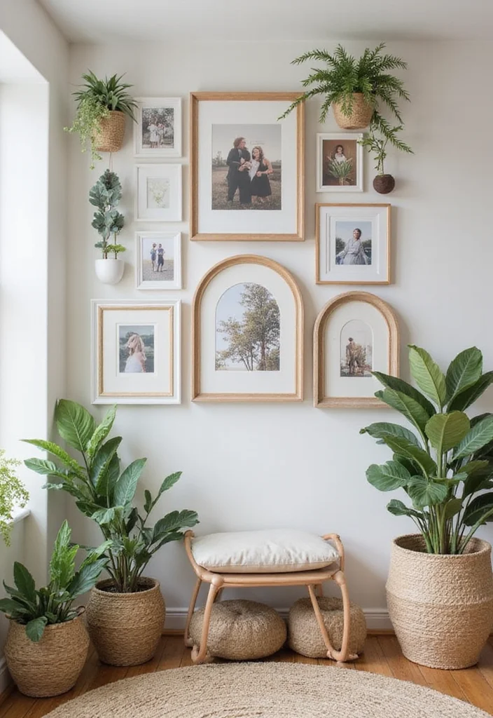 10 Arched Wall Decor Ideas for Soft Architectural Interest - 9. Arched Picture Frames