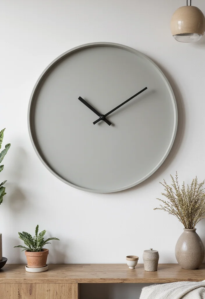 10 Circle Wall Decor Ideas for Simple Eye Catching Accents - 7. Circular Clocks