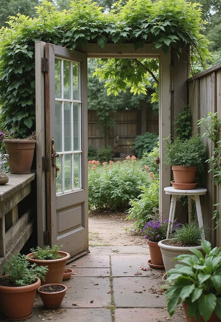 12 Backyard Door Ideas for Better Flow and Outdoor Access 56 12 Backyard Door Ideas for Better Flow and Outdoor Access - 6. Vintage Screen Doors for Nostalgia