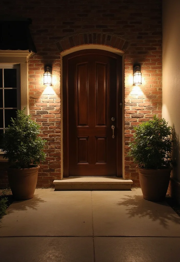 12 Basement Entrance Ideas for Clean Welcoming Access 67 12 Basement Entrance Ideas for Clean Welcoming Access - 7. Bright Lighting Fixtures