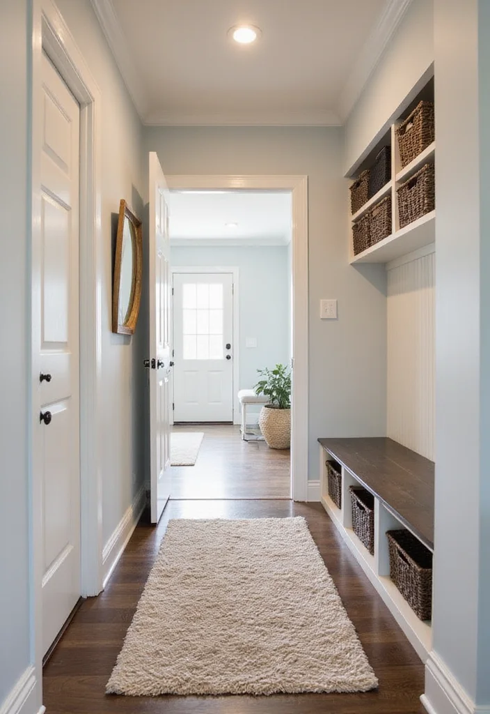 12 Basement Entrance Ideas for Clean Welcoming Access 89 12 Basement Entrance Ideas for Clean Welcoming Access - 9. Practical Storage Solutions