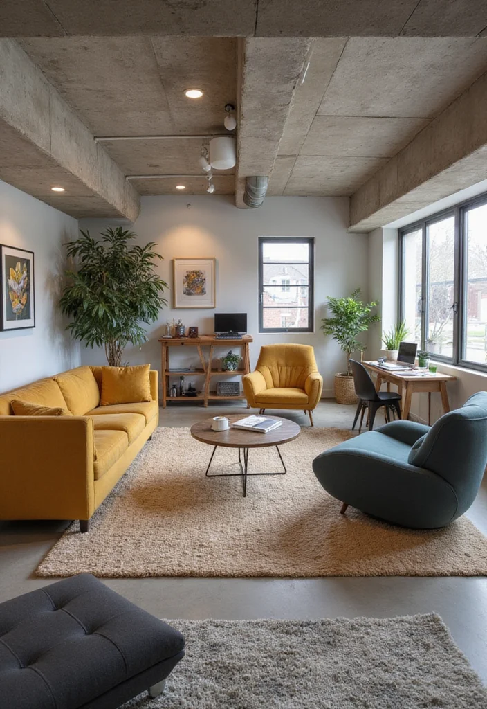 12 Basement Room Divider Ideas for Flexible Multi Use Spaces - 4. Modular Furniture Solutions