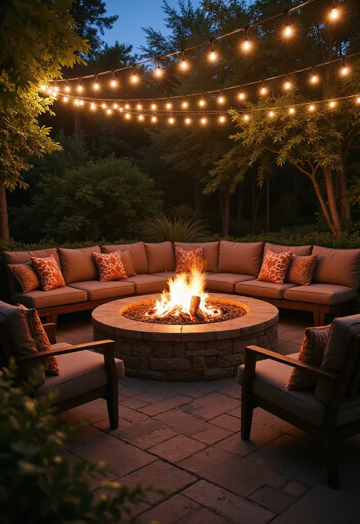 12 Basement Walkout Ideas for Bright Indoor Outdoor Flow - 3. Cozy Fire Pit Lounge