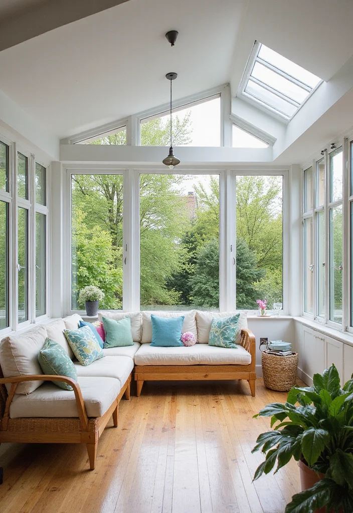 12 Basement Walkout Ideas for Bright Indoor Outdoor Flow - 8. Bright Sunroom Extension