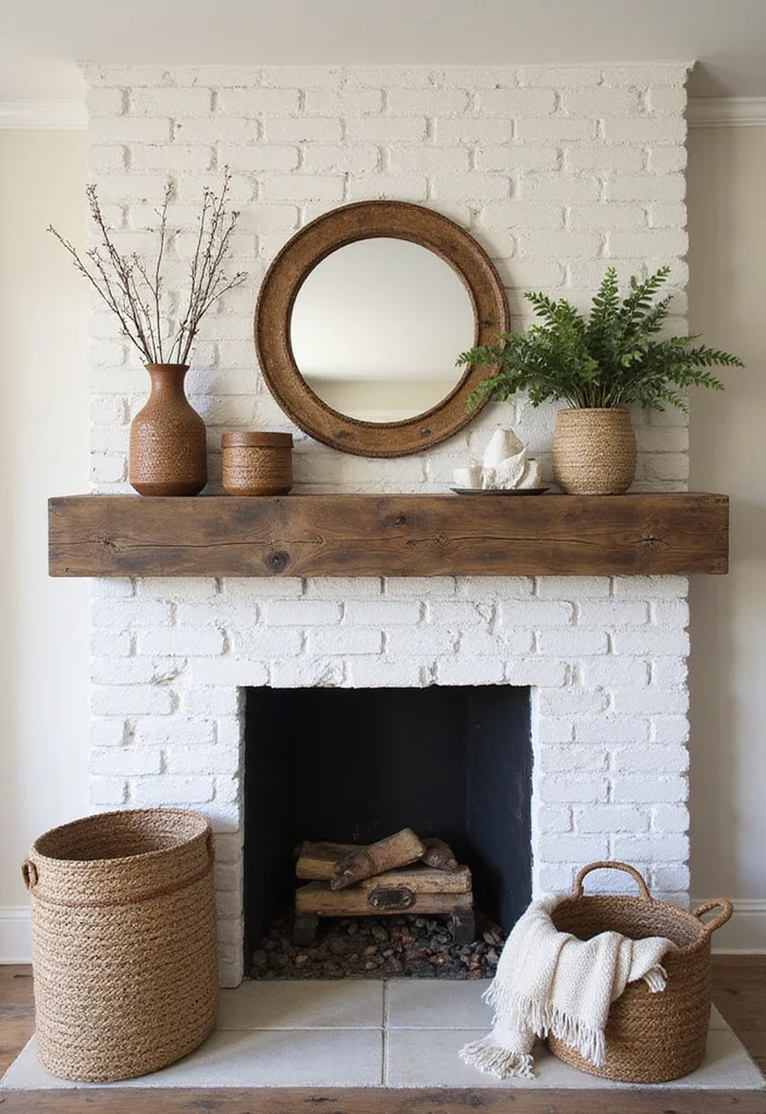 12 Cottage Fireplace Ideas for Charming Cozy Interiors - 2. Farmhouse-Style Fireplaces