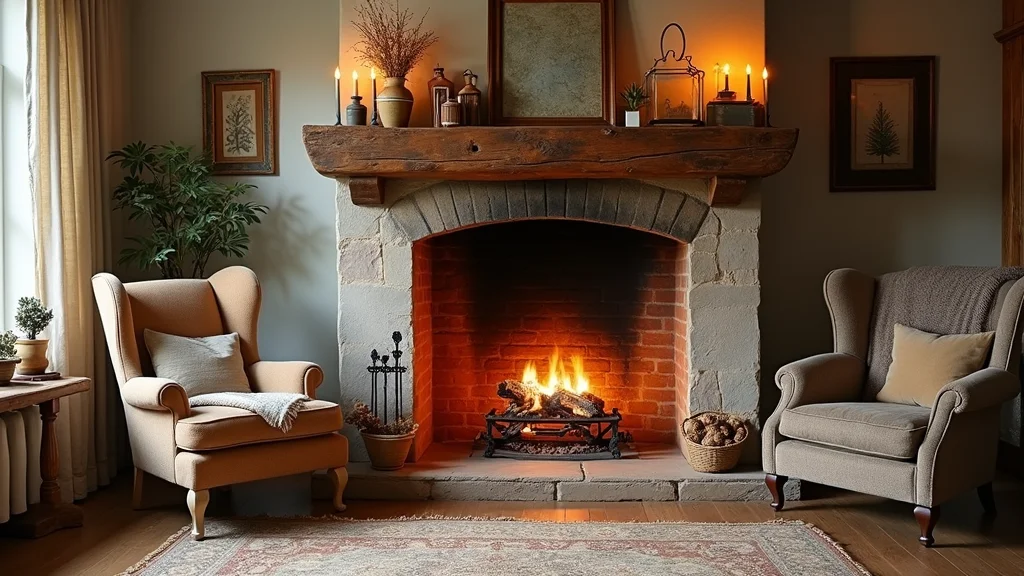 12 Cottage Fireplace Ideas for Charming Cozy Interiors