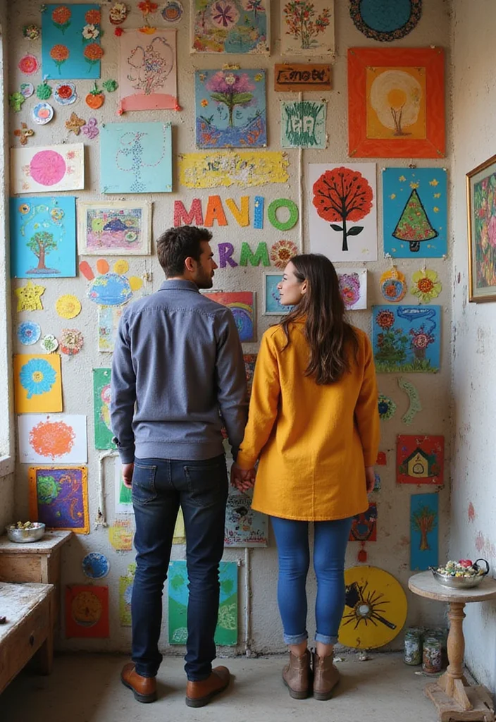 12 Couple Bedroom Wall Decor Ideas for a Romantic Modern Look - 10. Personalized Artwork or DIY Projects