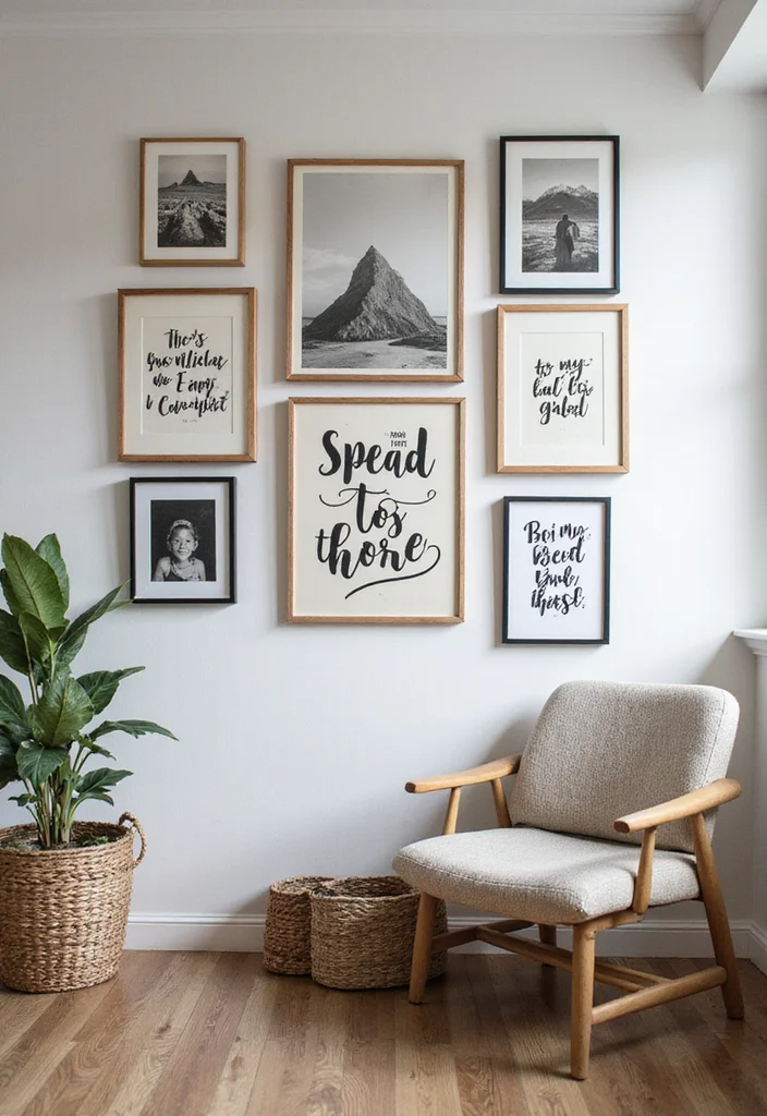 12 Couple Bedroom Wall Decor Ideas for a Romantic Modern Look - 5. Inspirational Quotes in a Creative Font