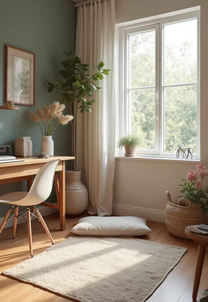 12 Cozy Office Ideas for a Warm Comfortable Atmosphere - 9. Set Up a Relaxation Zone