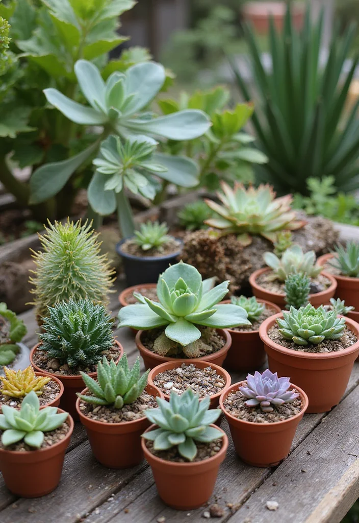 12 DIY Small Backyard Ideas for Budget Friendly Makeovers 11. Low Maintenance Succulent Garden