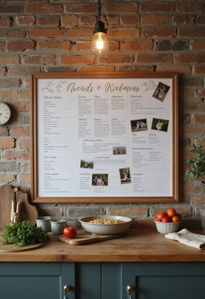 12 Large Wall in Kitchen Decor Ideas for Stylish Big Impact - 11. Customizable Magnetic Boards