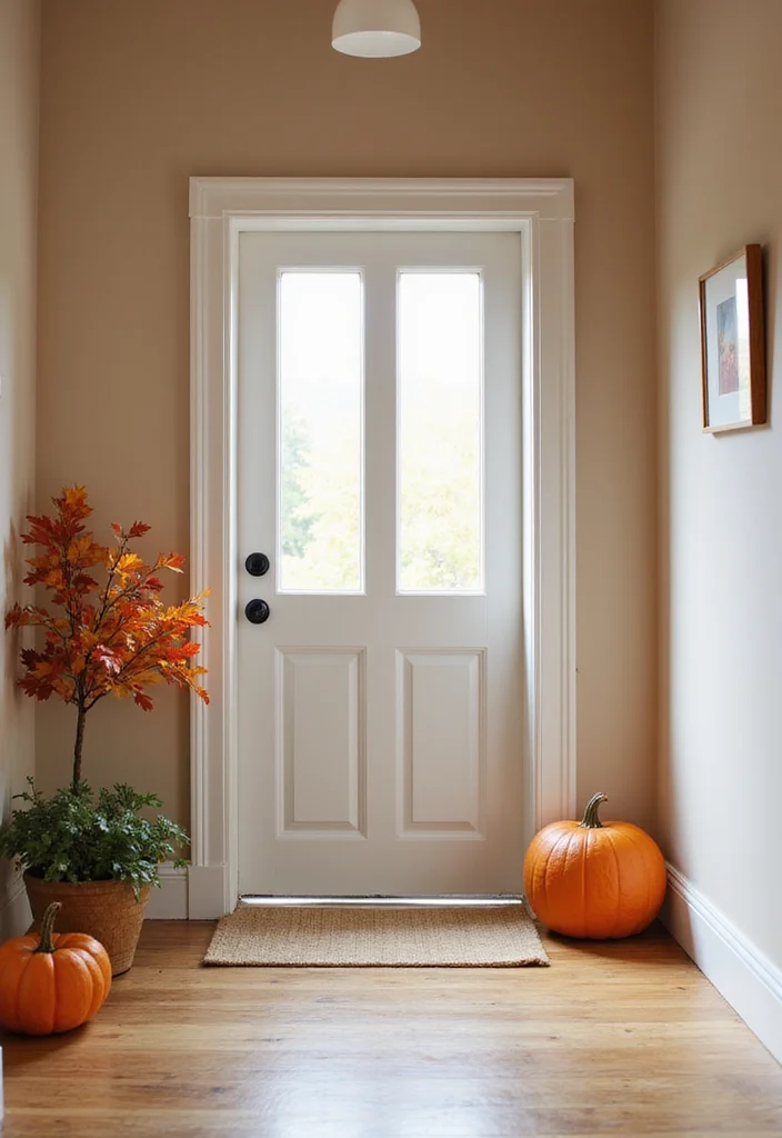 12 Office Entryway Ideas for Organized Welcoming Style - 11. Seasonal Decor Switches