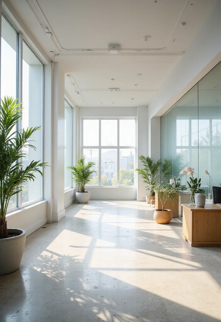 12 Office Lights Ideas for Brighter Motivating Spaces - 11. Natural Light Maximizers