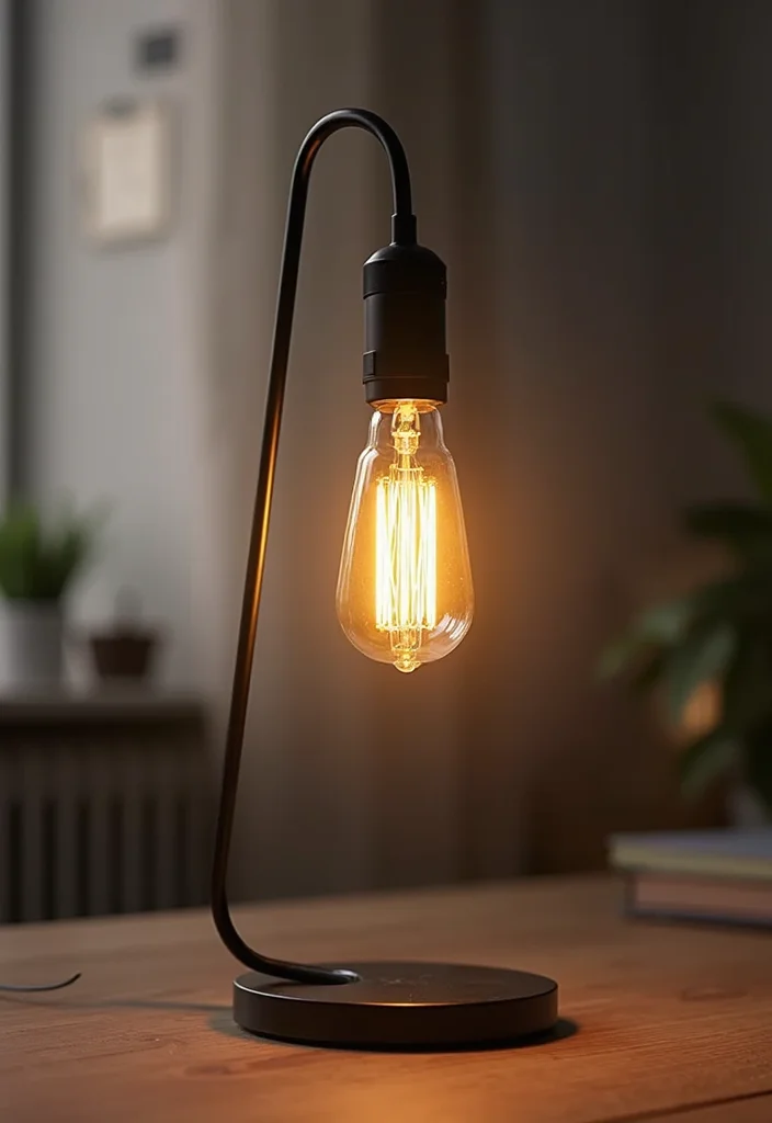 12 Office Lights Ideas for Brighter Motivating Spaces - 3. Vintage Edison Bulbs