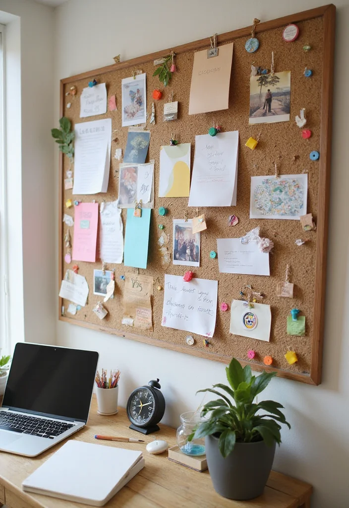 12 Storage Ideas for a Clutter-Free Home Office 100 12 Storage Ideas for a Clutter-Free Home Office - 10. Corkboard Pinboard Displays