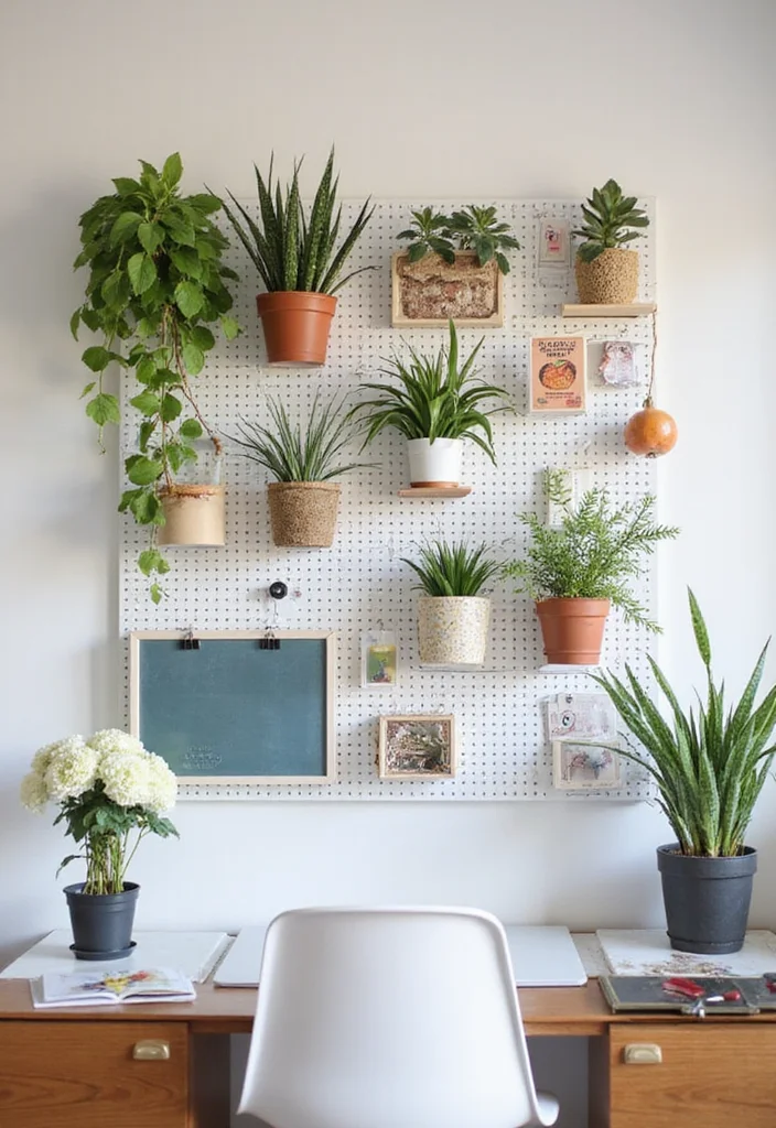 12 Tiny Home Office Ideas for Efficient Small Spaces - 2. Vertical Wall Organization