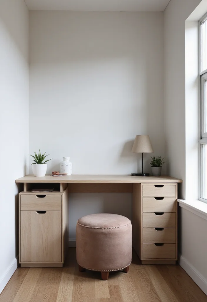 12 Tiny Home Office Ideas for Efficient Small Spaces - 3. Compact Furniture Solutions