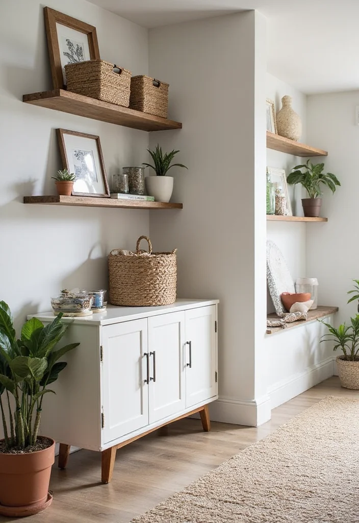 14 Basement Decorating Ideas for Fresh Functional Spaces - 12. Stylish Storage Solutions