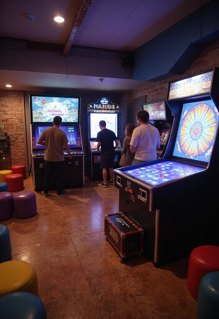 14 Basement Decorating Ideas for Fresh Functional Spaces - 13. Interactive Game Room