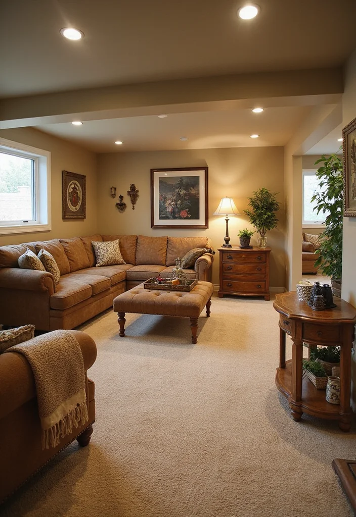 14 Basement Floor Ideas for Durable Stylish Options - 14. Eco-Friendly Carpet