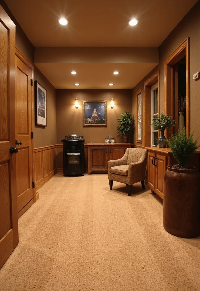 14 Basement Floor Ideas for Durable Stylish Options - 2. Cork Flooring